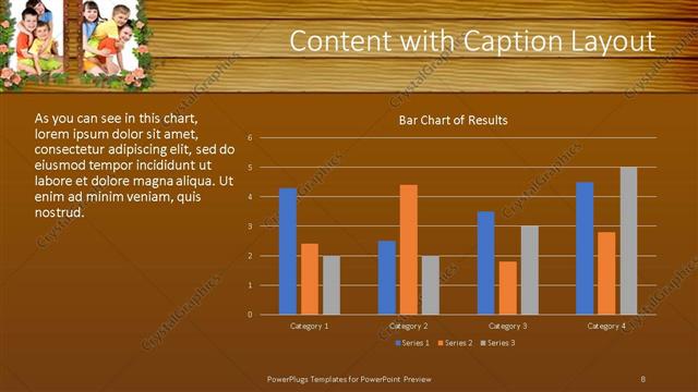 Content with Caption presentation slide layout