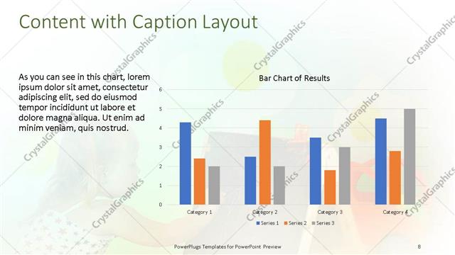 Content with Caption presentation slide layout