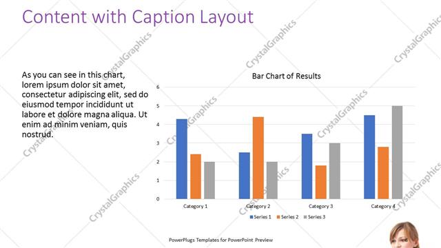 Content with Caption presentation slide layout