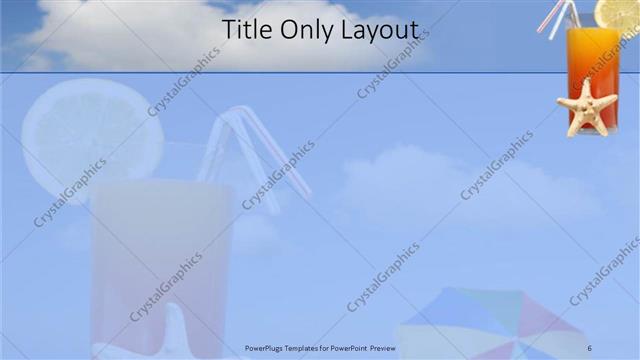 Title Only presentation slide layout