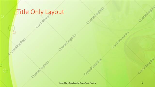 Title Only presentation slide layout