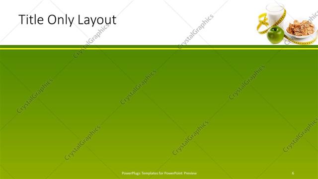 Title Only presentation slide layout