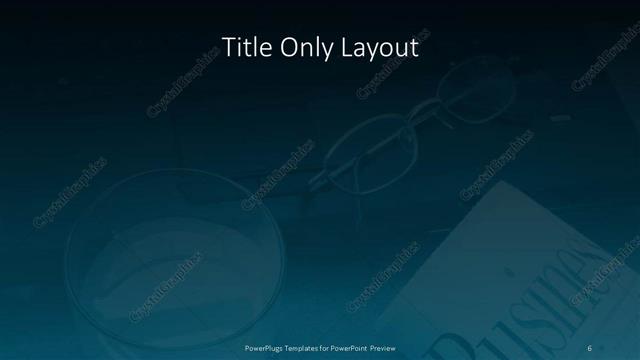 Title Only presentation slide layout
