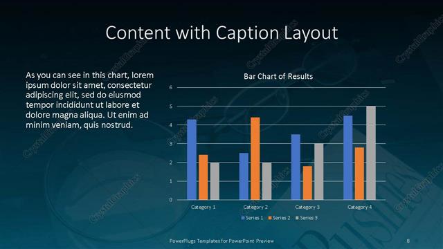 Content with Caption presentation slide layout