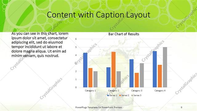Content with Caption presentation slide layout