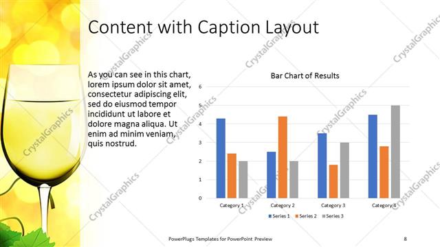 Content with Caption presentation slide layout