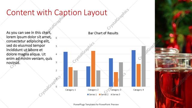 Content with Caption presentation slide layout