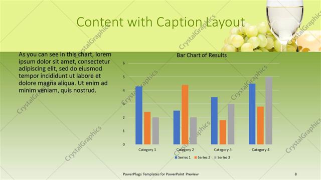 Content with Caption presentation slide layout