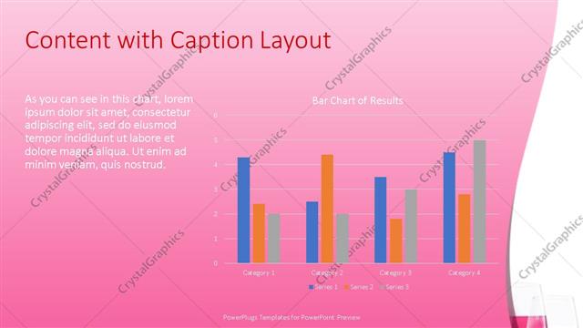 Content with Caption presentation slide layout
