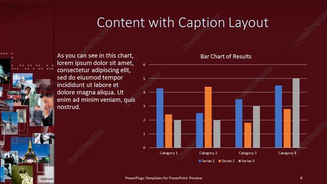 Content with Caption presentation slide layout