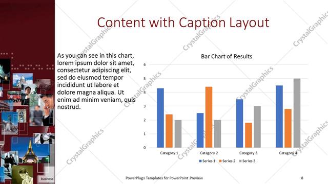 Content with Caption presentation slide layout