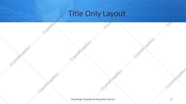 Title Only presentation slide layout