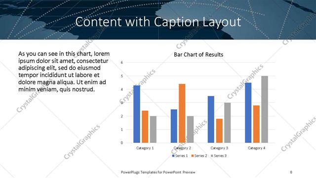 Content with Caption presentation slide layout