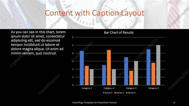 Content with Caption presentation slide layout