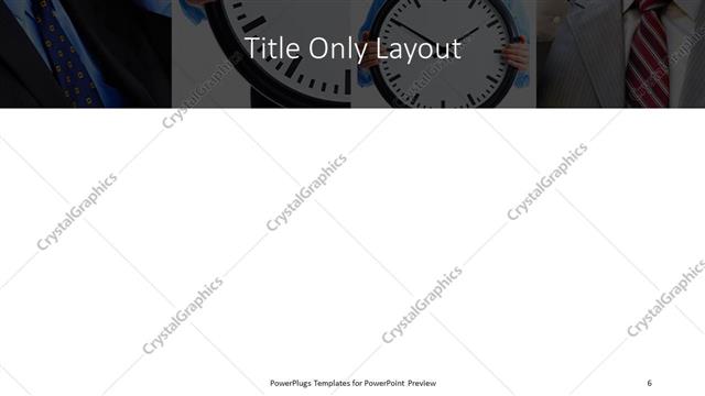 Title Only presentation slide layout