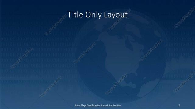 Title Only presentation slide layout