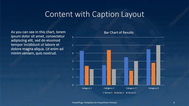 Content with Caption presentation slide layout