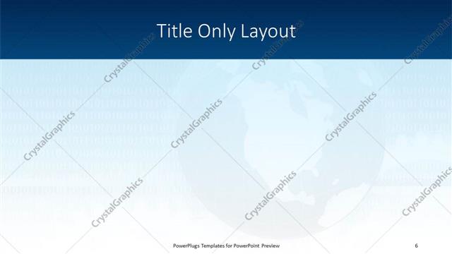 Title Only presentation slide layout