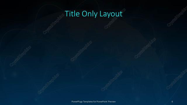 Title Only presentation slide layout