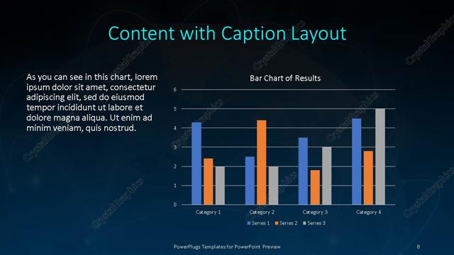 Content with Caption presentation slide layout