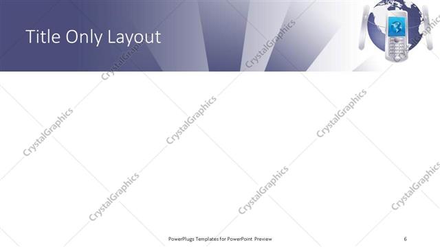 Title Only presentation slide layout