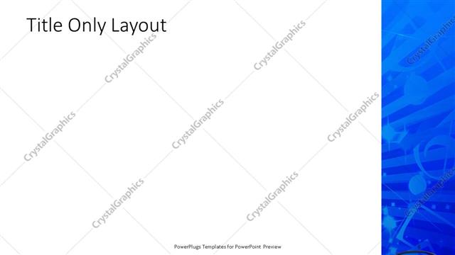 Title Only presentation slide layout