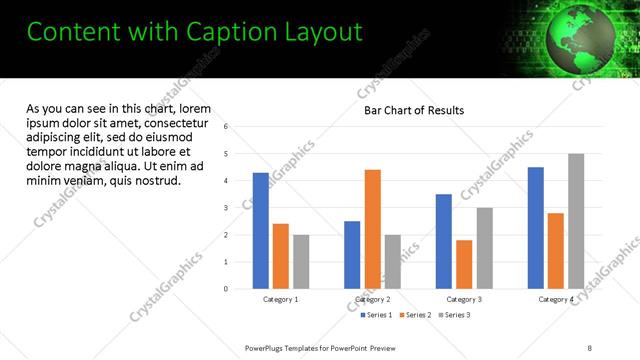 Content with Caption presentation slide layout