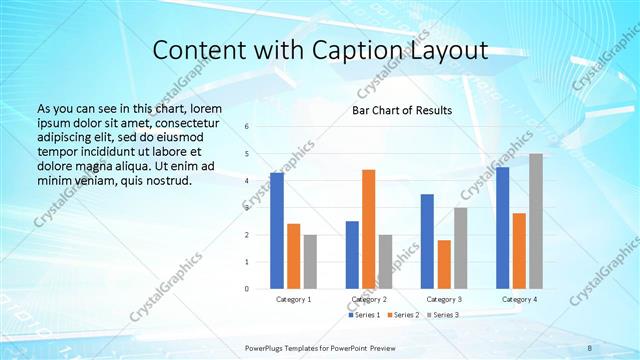 Content with Caption presentation slide layout