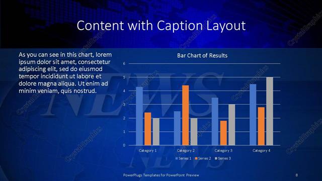 Content with Caption presentation slide layout