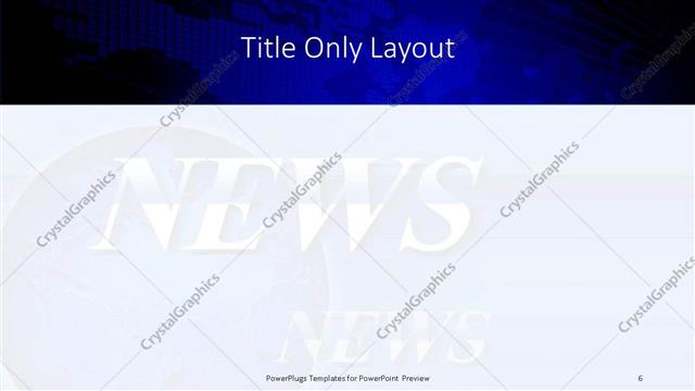 Title Only presentation slide layout