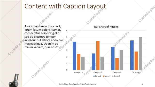 Content with Caption presentation slide layout