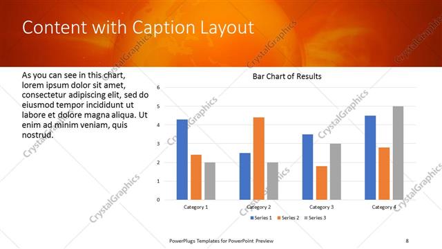 Content with Caption presentation slide layout