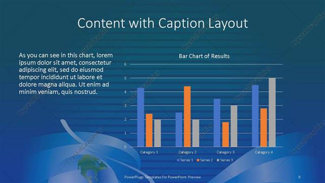 Content with Caption presentation slide layout