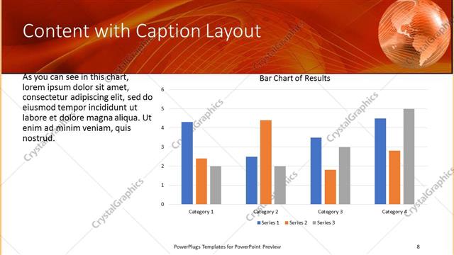 Content with Caption presentation slide layout