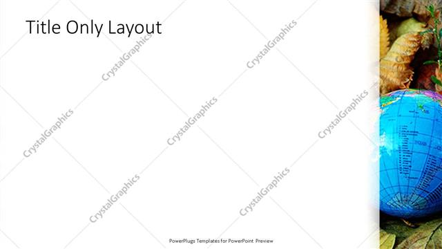 Title Only presentation slide layout