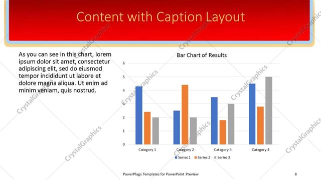 Content with Caption presentation slide layout