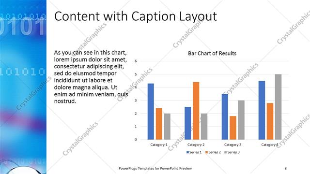 Content with Caption presentation slide layout