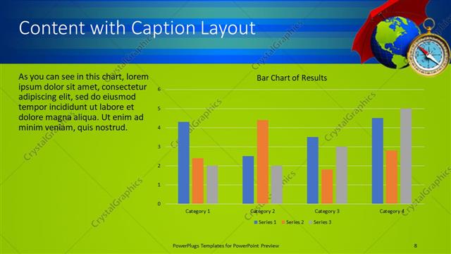 Content with Caption presentation slide layout