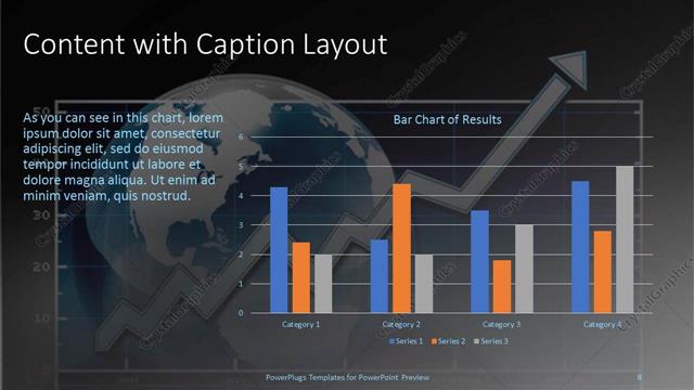 Content with Caption presentation slide layout