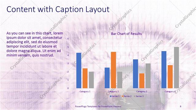 Content with Caption presentation slide layout