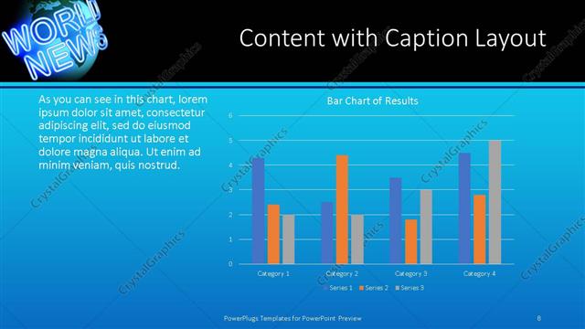 Content with Caption presentation slide layout