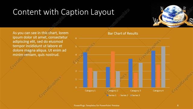 Content with Caption presentation slide layout