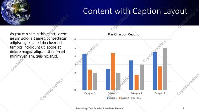 Content with Caption presentation slide layout