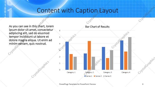 Content with Caption presentation slide layout