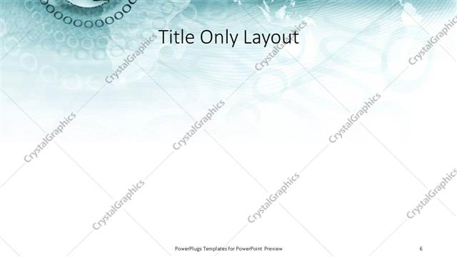 Title Only presentation slide layout