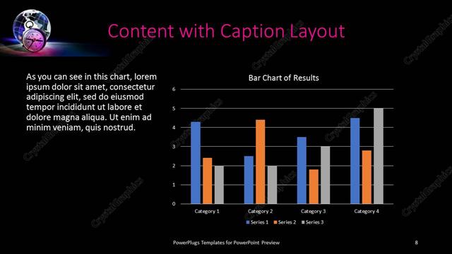 Content with Caption presentation slide layout