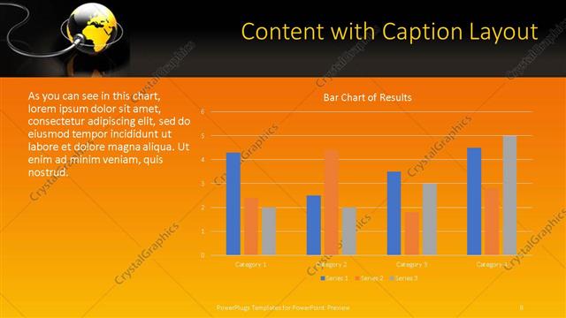 Content with Caption presentation slide layout