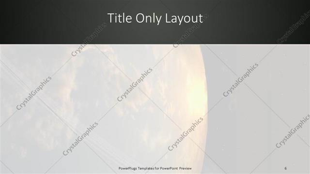 Title Only presentation slide layout