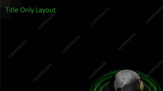 Title Only presentation slide layout