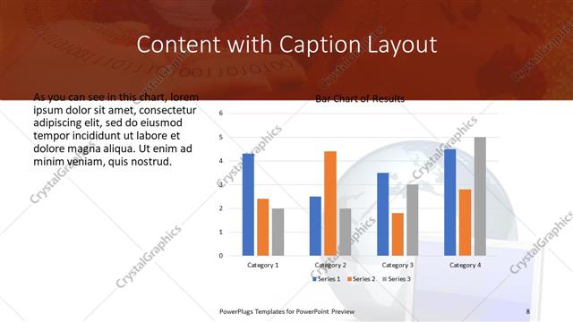Content with Caption presentation slide layout